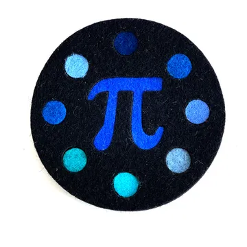 Pi Coaster in Felt