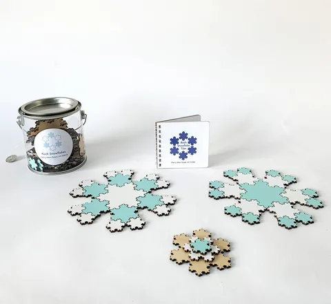 Fractal-Koch Snowflakes - image 1